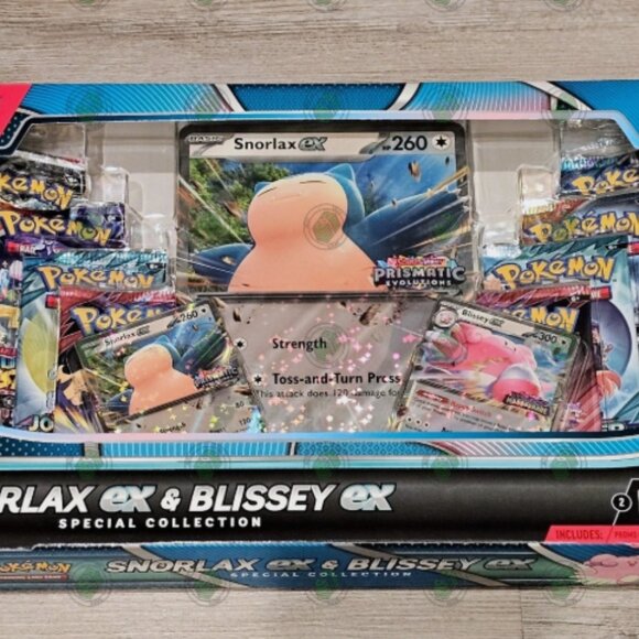 Pokemon Snorlax Ex & Blissey Ex Special Collection Box **NEW and SEALED** - Picture 1 of 2